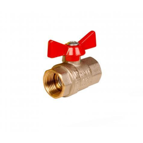 Кран кульовий KALDE 1/2 " ВВ метелик