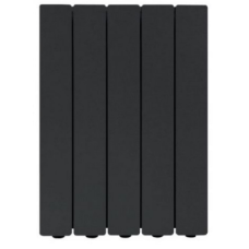 Радиатор алюм BLITZ SUPER B4 BLACK COFFEE черный 500/100 (10 секции) 