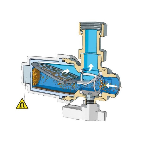 Компатный магнитный фильтр CALEFFI 