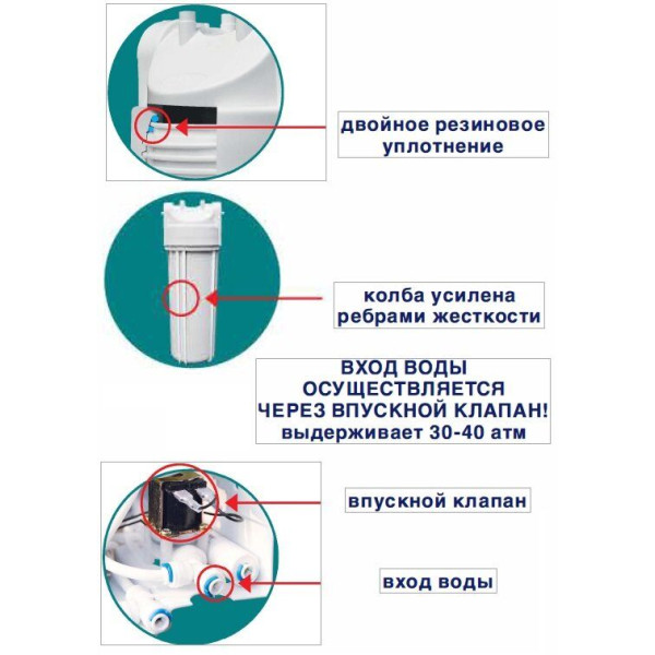Система зворотного осмосу Bio + systems RO-50-SL03M-NEW (мембрана Filmtec ), насоса+мінерал.
