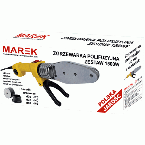 Паяльник для пластикових труб Marek ZP-63 1500W