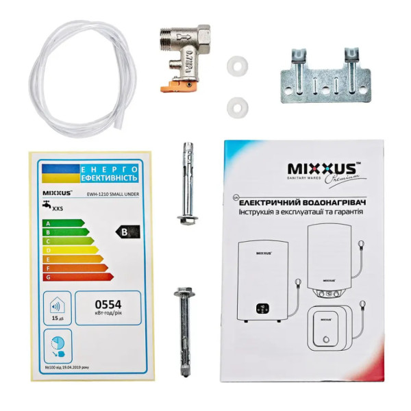 Бойлер MIXXUS Small Under EWH-1215 мокрий ТЕН (WH0605) Бойлер MIXXUS Small Under EWH-1215 мокрий ТЕН (WH0605)