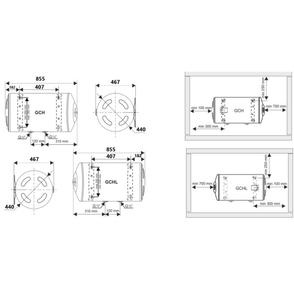 Бойлер TESY BiLight 80 GCH(L) (305328)