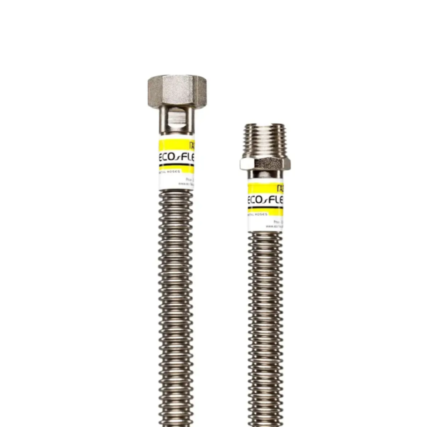 Металорукав для газу Eco-Flex Стандарт 1,0 м 1/2" (гайка-штуцер)