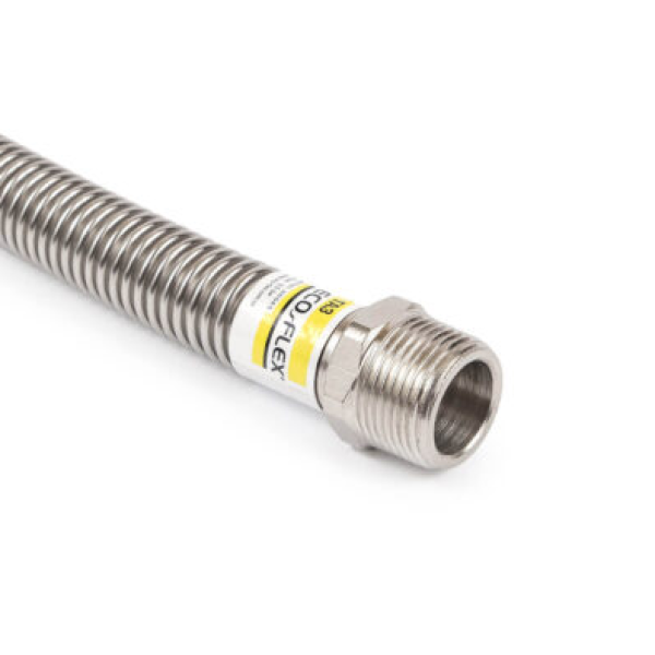 Металорукав для газу Eco-Flex Стандарт 1,0 м 1/2" (гайка-штуцер)