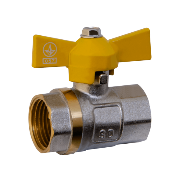 Кран кульовий SD газ 3/4 " метелик ВВ