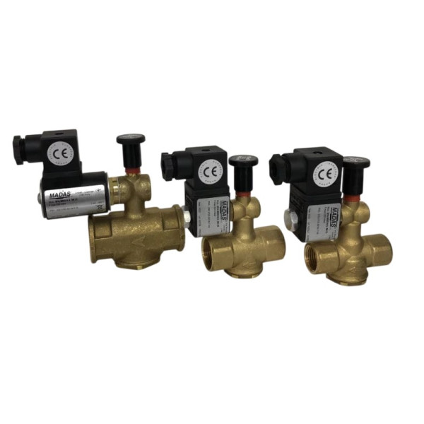 Клапан електромагнітний MADAS M16/RMO N.A. DN15 500 mbar (напівпрохідний) Клапан електромагнітний MADAS M16/RMO N.A. DN15 500 mbar (напівпрохідний)