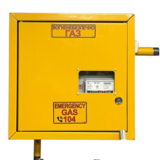 Ящик (шафа) для лічильника газу та регулятора  ШГРПВ - 1Л- 20х25-6/0,05 FE6-10-25 FES (M-G-1 1/4, 110мм. G1,6-G4)