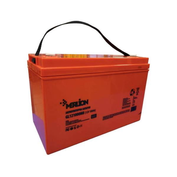 Аккумуляторная батарея MERLION GL121500M8 12 V 100 Ah