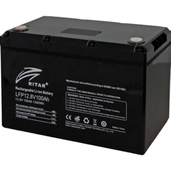 Акумулятор RITAR 12.8V 100Ah LiFePO4 