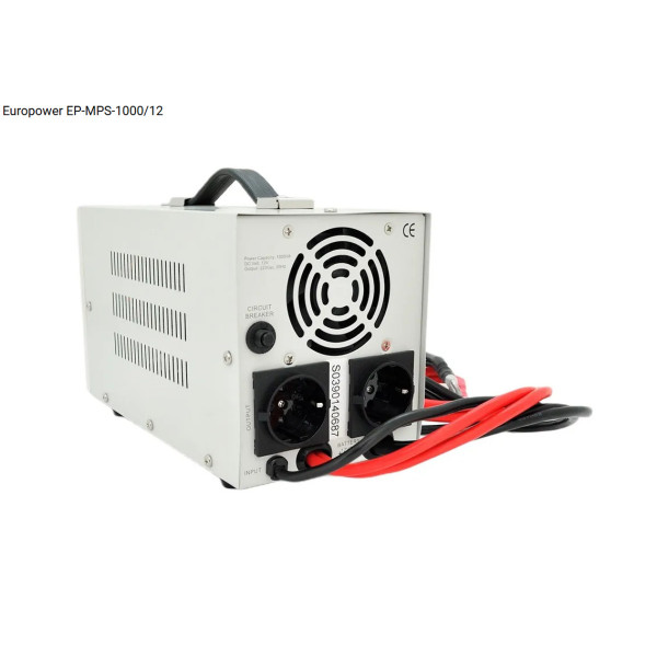 Источник бесперебойного питания (ИБП) Europower EP-MPS-1000/12 (700 Вт) Источник бесперебойного питания (ИБП) Europower EP-MPS-1000/12 (700 Вт)