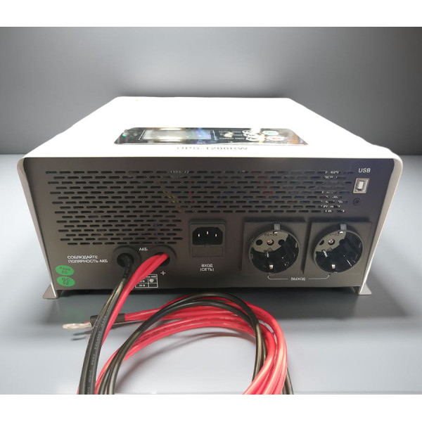 Источник бесперебойного питания (ИБП) LUXEON UPS-1200RW (900 Вт) Источник бесперебойного питания (ИБП) LUXEON UPS-1200RW (900 Вт)