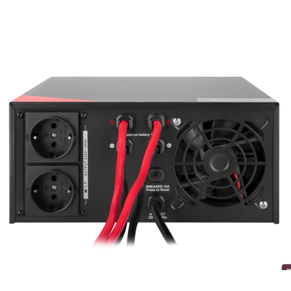 Джерело безперебійного живлення (ДБЖ) Logicpower 12V LPM-PSW-1500VA (1050 Вт) чорний