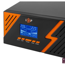 Джерело безперебійного живлення (ДБЖ) Logicpower 12V LPM-PSW-1500VA (1050 Вт) чорний