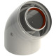 Колено 45° коаксиальное D=60/100 мм GROPPALLI (A311289) 