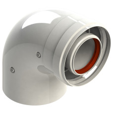 Колено 90° коаксиальное D=60/100 мм GROPPALLI (A31699) 