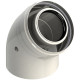 Колено 45° коаксиальное D=60/100 мм GROPPALLI (A32160) condens