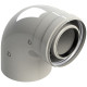 Колено 90° коаксиальное D=60/100 мм GROPPALLI (A38163) condens