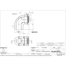 Коліно 90° коаксіальне D=60/100 мм GROPPALLI (A38163) condens