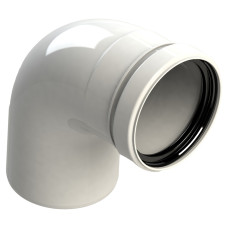 Колено дымохода 90° D=80 мм GROPPALLI (BB11371) condens