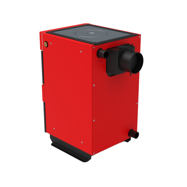 Котел твердотопливный MARTEN Base MB-12v c плитой
