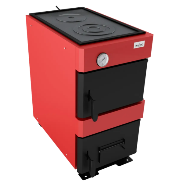 Котел твердопаливний MARTEN Base MB-17V з плитою