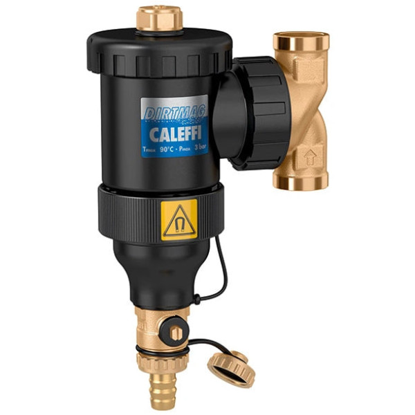 Магнітний фільтр (дешламатор) CALEFFI Dirtmag 3/4" 3 bar (545305) універсальний 