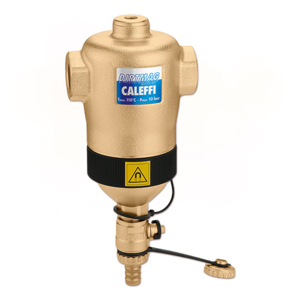 Магнітний фільтр (дешламатор) CALEFFI Dirtcal 3/4" 10 bar (546205) горизонтальний 