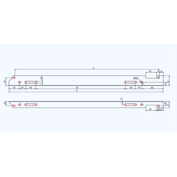 Радіатор сталевий TERRA Teknik 500 х 1200 тип 22 (бічне підключення)