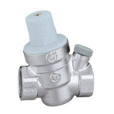 Редуктор давления холодной воды CALEFFI ½" с подключением манометра (5334)