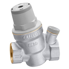 Редуктор давления горячей воды CALEFFI ½" с подключением манометра (5334H)