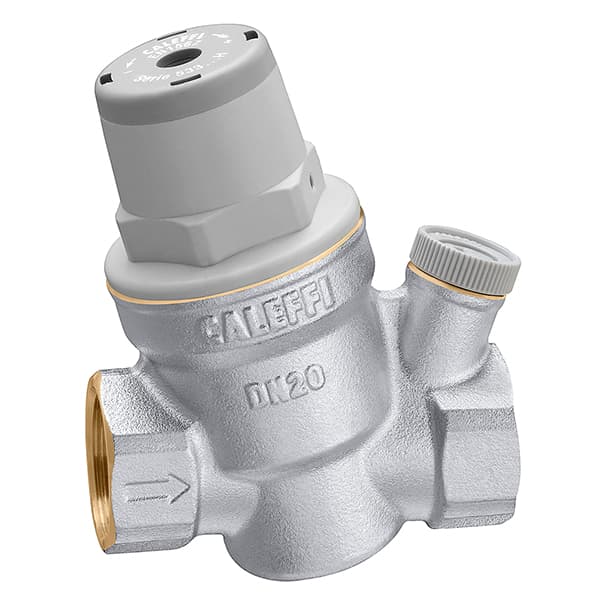 Редуктор давления горячей воды CALEFFI ½" с подключением манометра (5334H)
