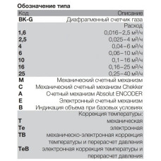 Лічильник газу ELSTER BK-G10M